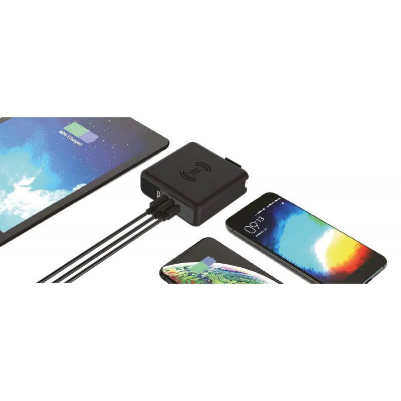 Chargeur De Voyage 3 En 1 Akashi Altacuvwirl 3 Usb