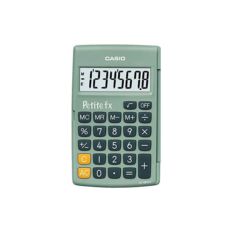 Calculatrice Scolaire Petite Fx Casio Verte