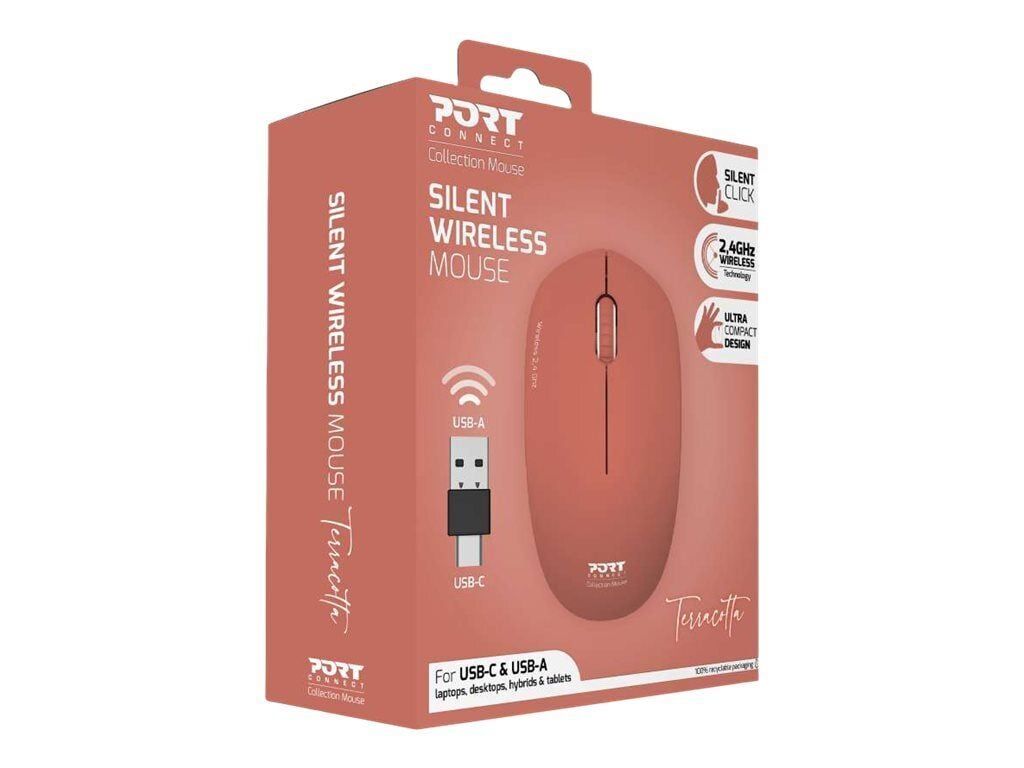 Port Connect Souris Sans Fil Pc Wireless 2.4 Ghz Collection 2 Pour Ordinateur