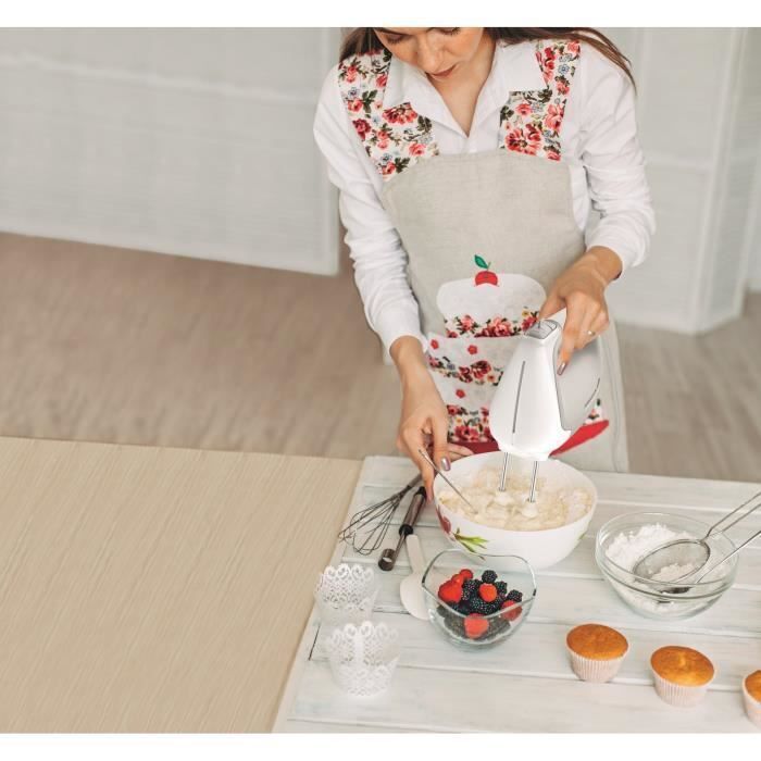 Moulinex - Batteur Prep Mix 450 W 5 Vitesses Hm450b10