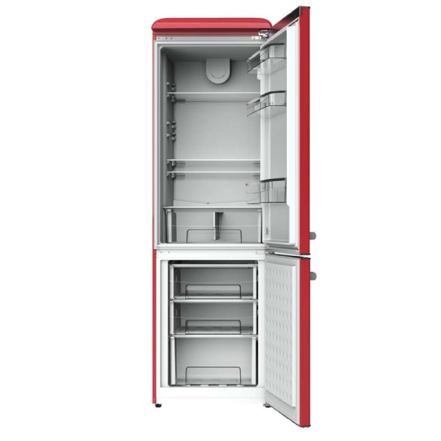 Cecotec Réfrigérateur Bolero Coolmarket Combi Origin 300 Rouge E