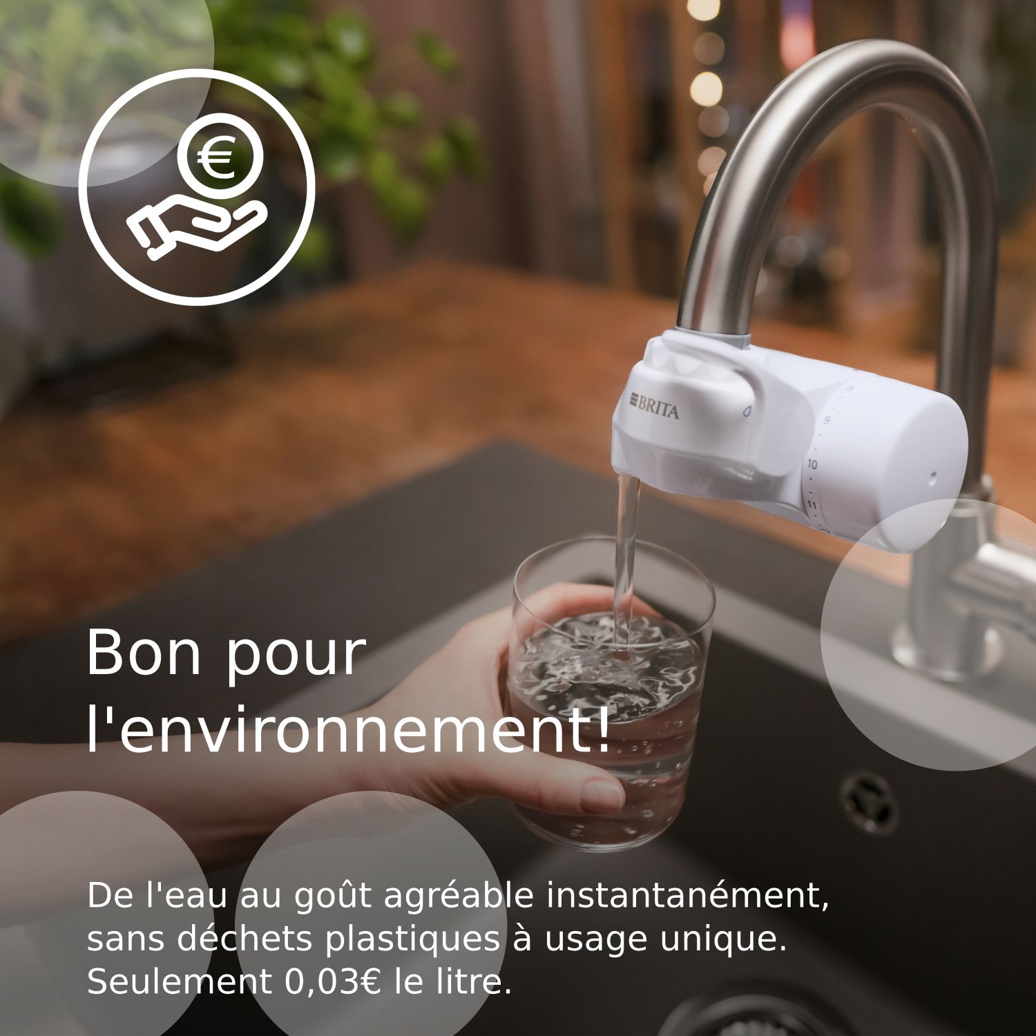 Filtre  sur robinet ON TAP V  BRITA