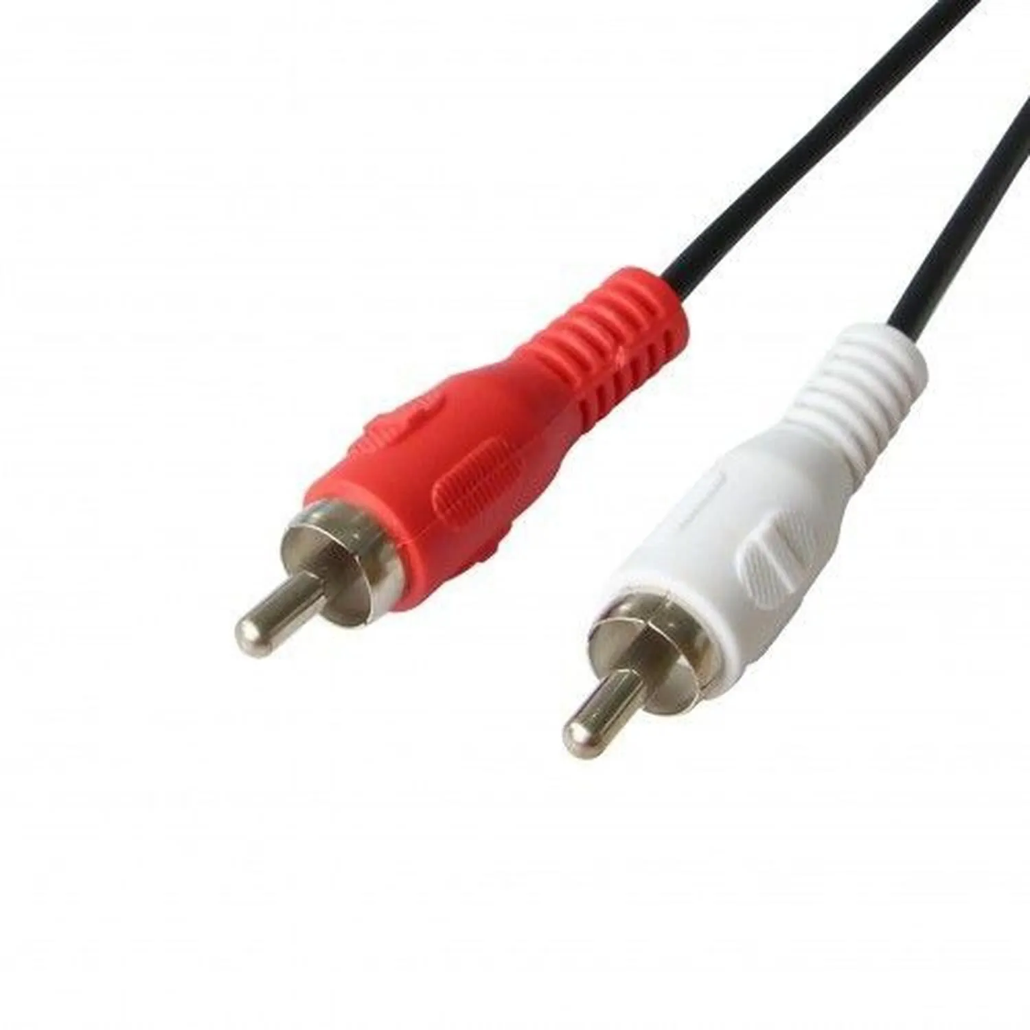 Product Image for Câble audio RCA x 2   PSAUD08 - Rouge/Blanc POSS