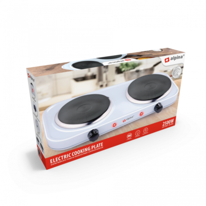 Double Plaque Electrique De Cuisson - 2500w