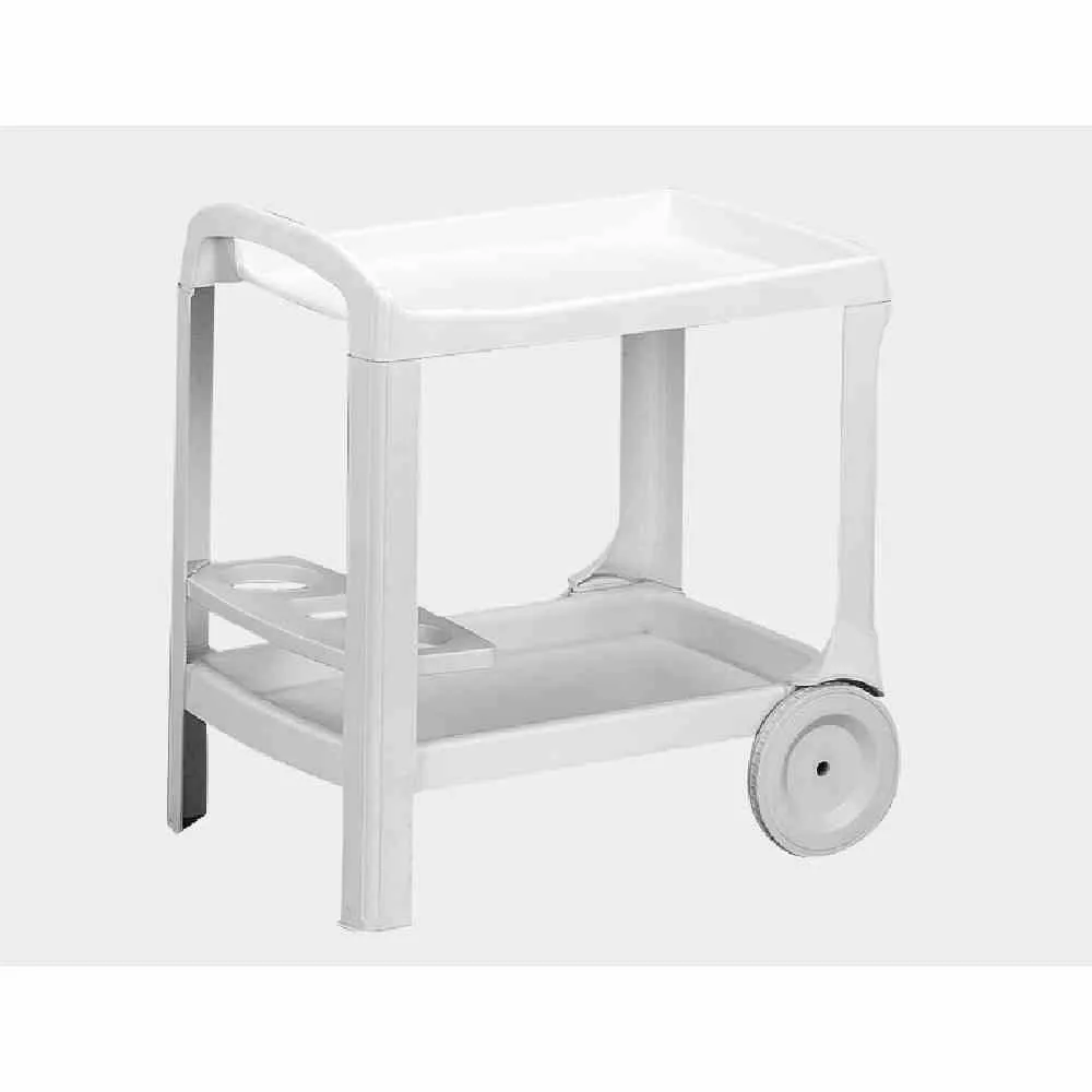 Product Image for Chariot de service Progarden 573000 Astro, Blanc Nouveau