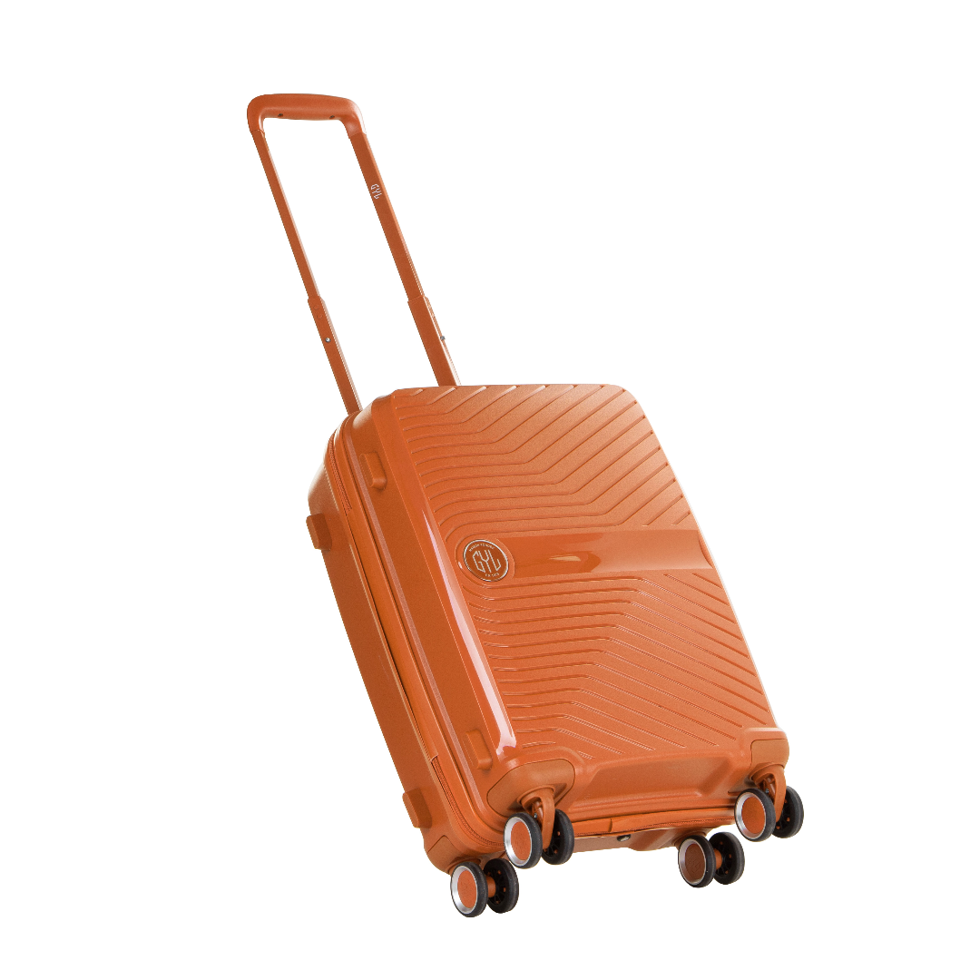 Set De 3 Valises Rigides Orange Pp5 (tailles S, M, L)