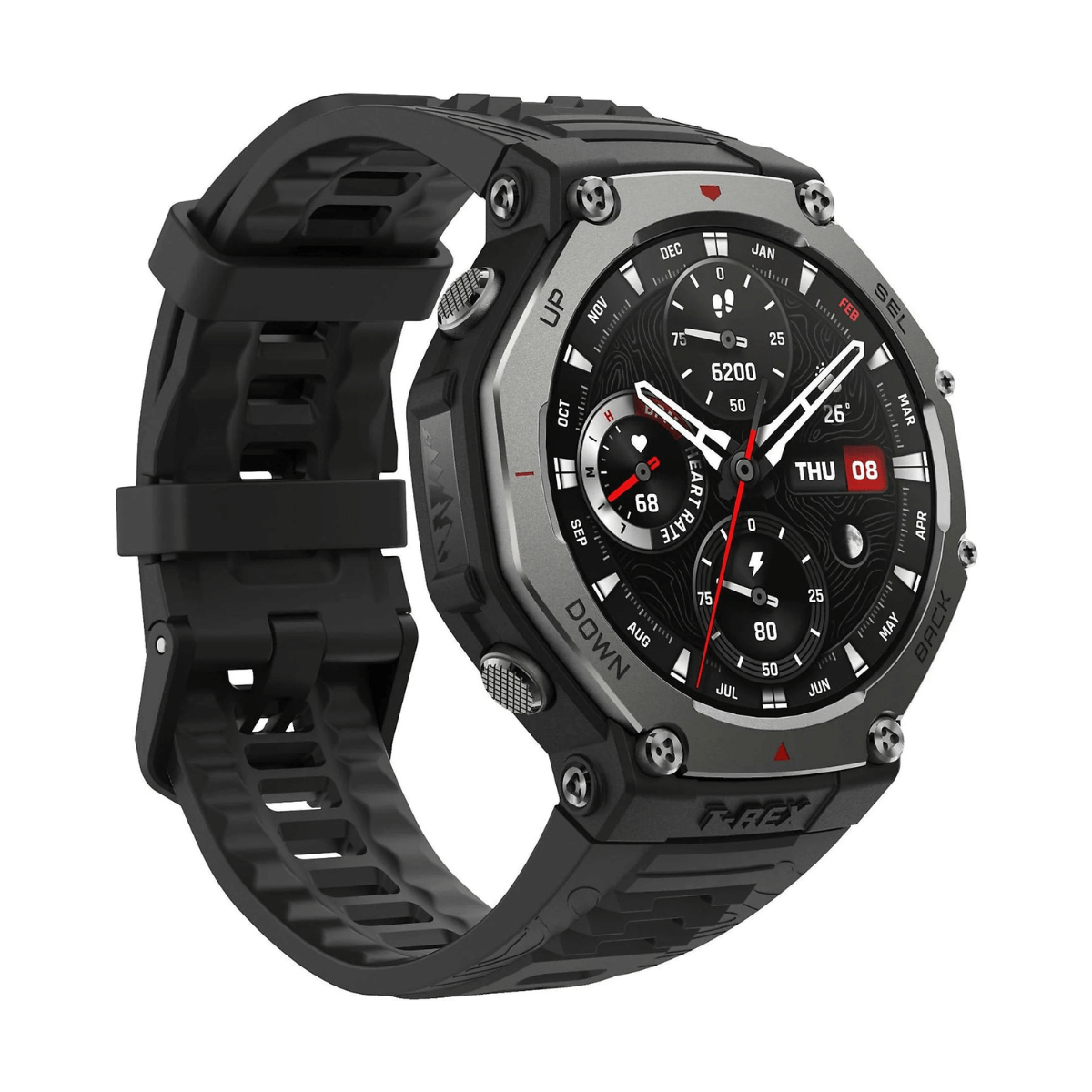 Montre Intelligente Amazfit T-rex 3 Gps 48 Mm Noir (onyx)