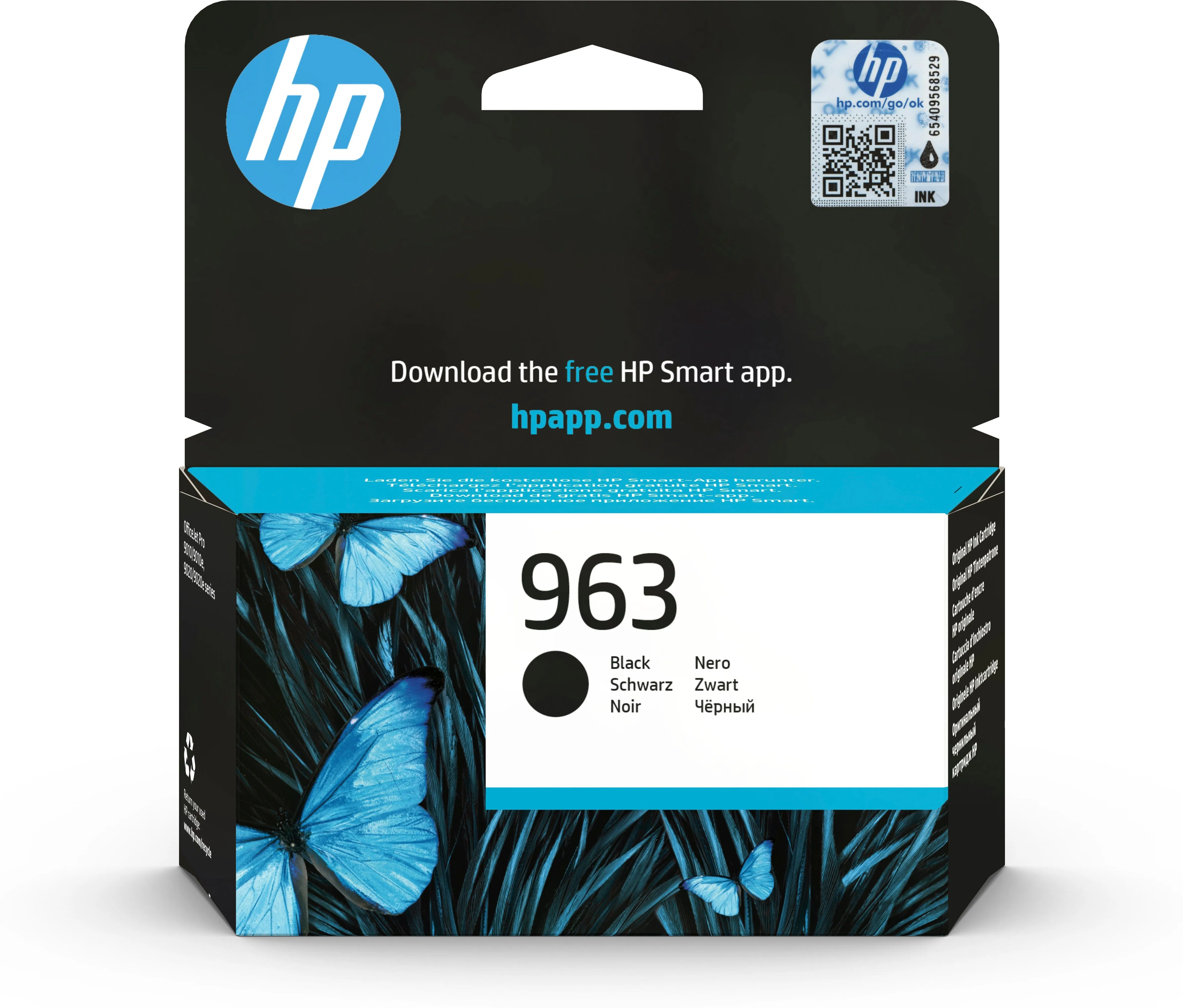 Product Image for HP 963 Cartouche d'encre noire authentique