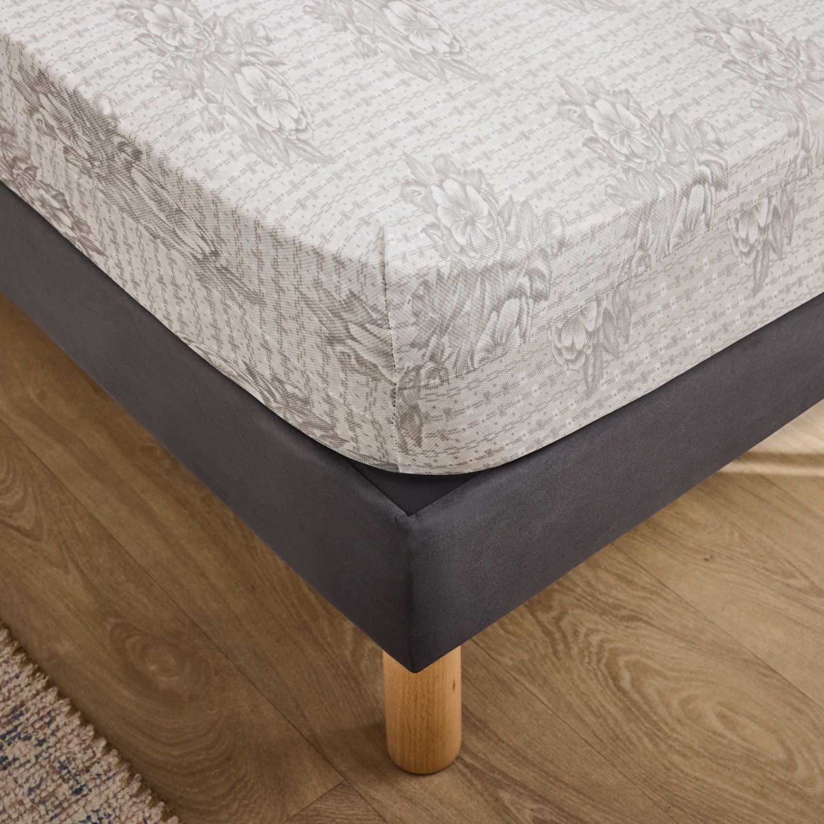 Housse Rénove Matelas "rena" 160x200cm Gris