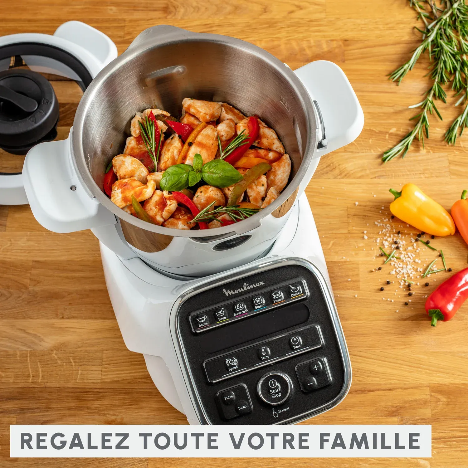 Robot cuiseur multifonctions Companion XL HF80DB10 MOULINEX