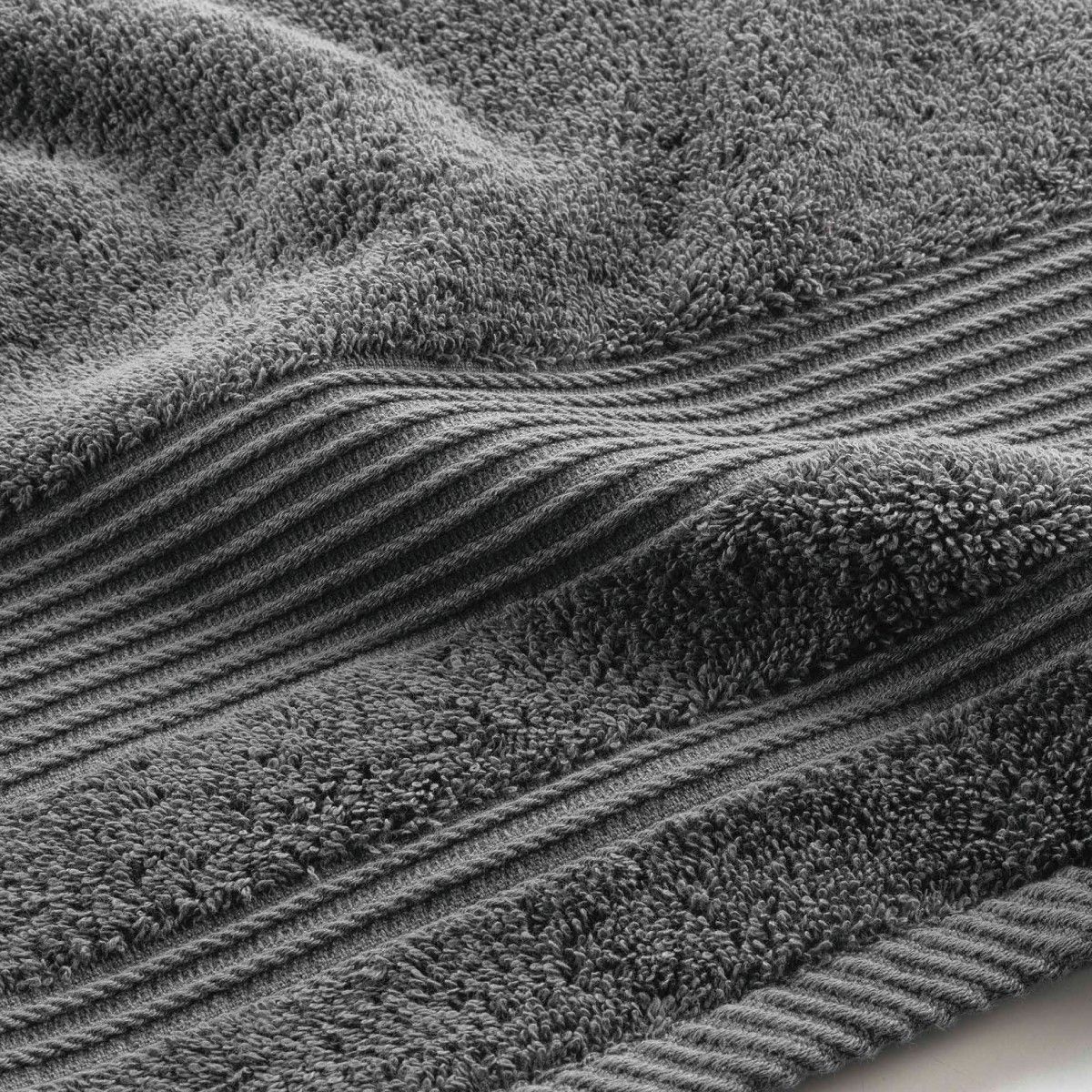 Drap De Douche "tendresse" 70x130cm Anthracite