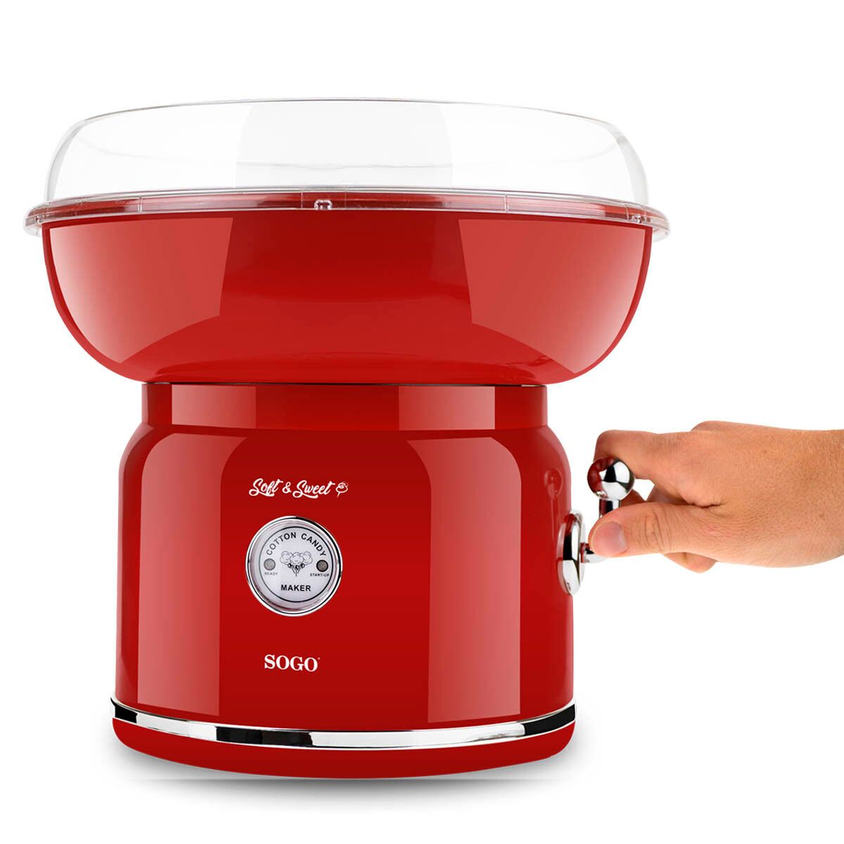 Machine À Barbe À Papa Rétro Rouge