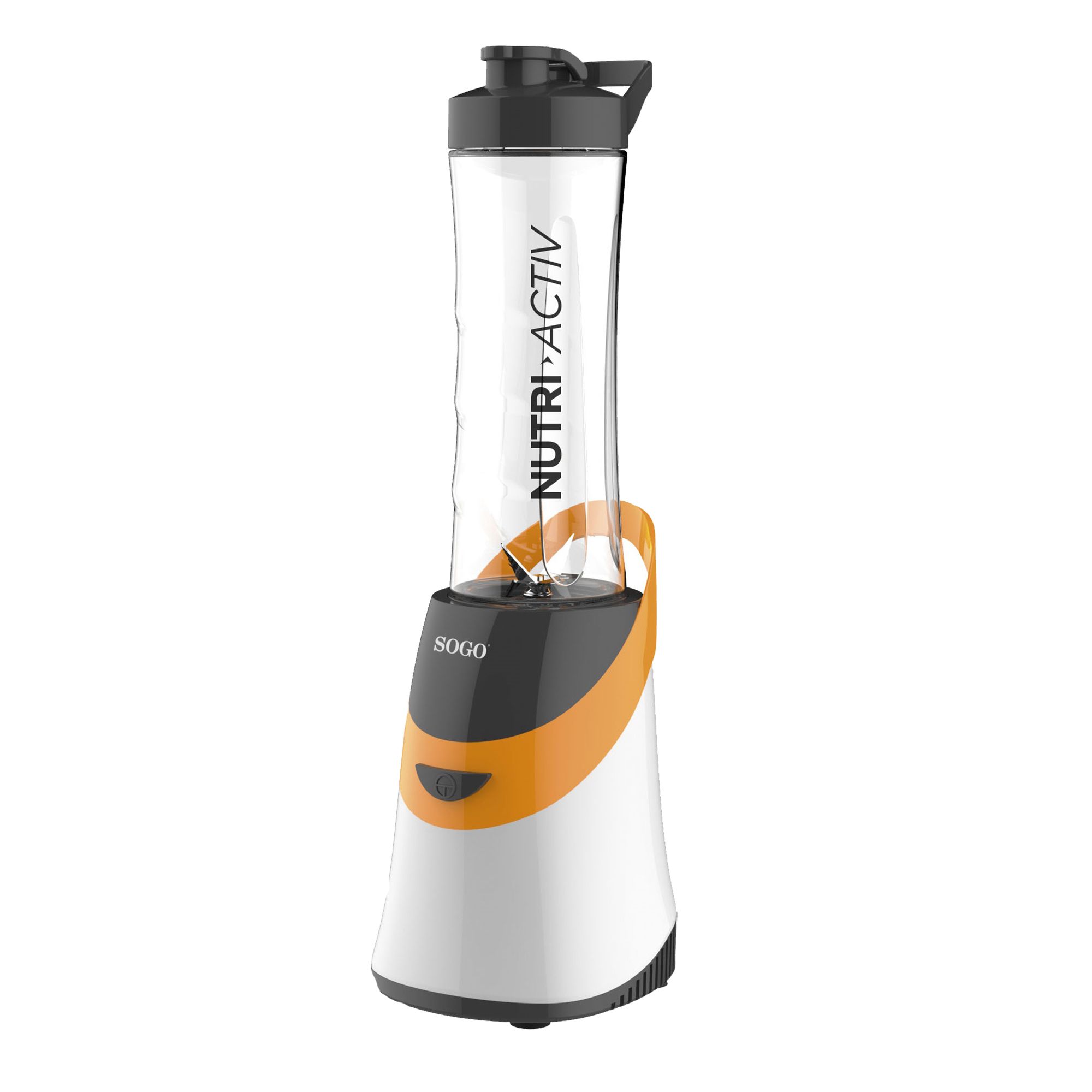 Sogo Bat-ss-5515-o Blender 0,6 L Blender Sport 350 W Noir, Orange, Blanc