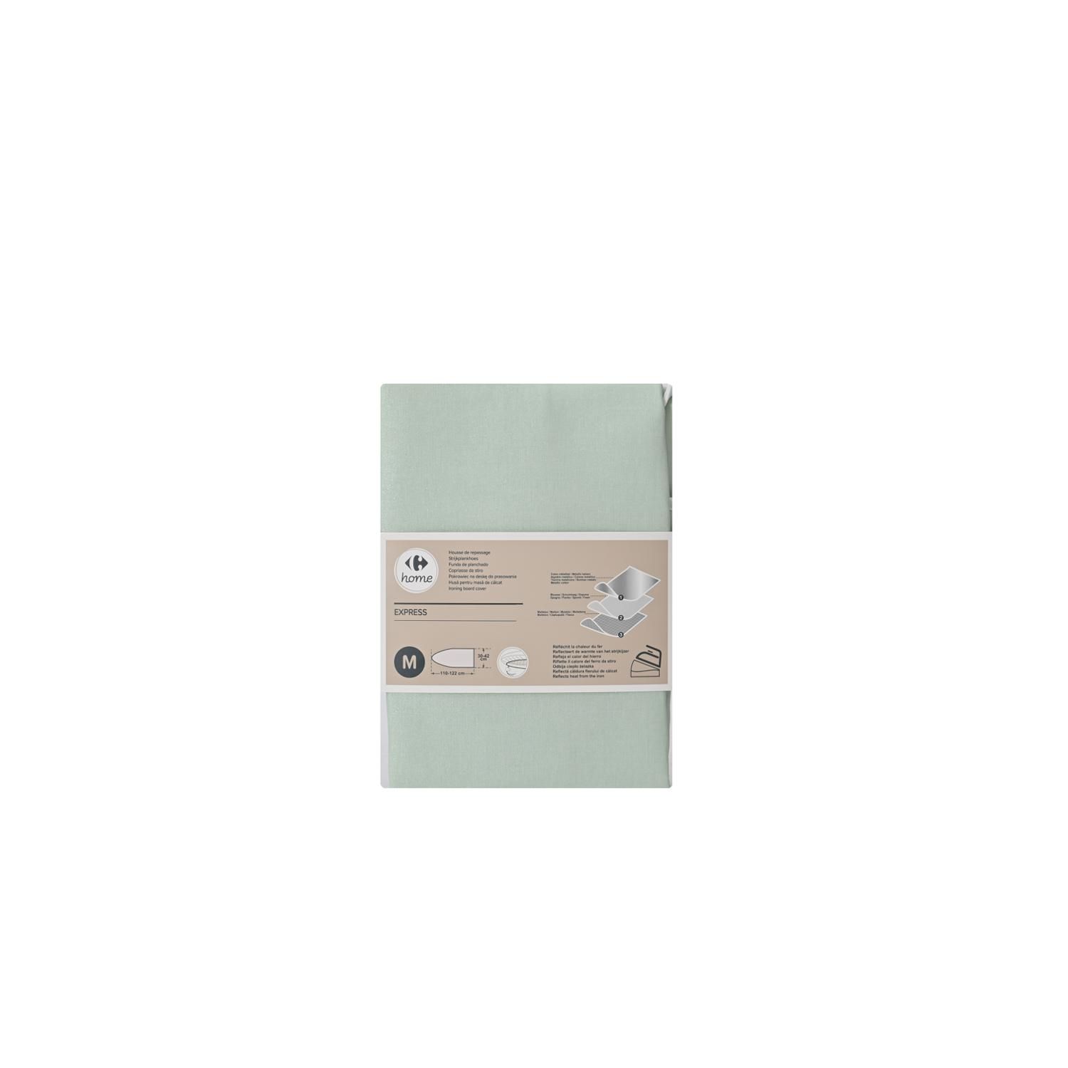 Housse de Repassage Express Vert 122x42 cm CARREFOUR HOME