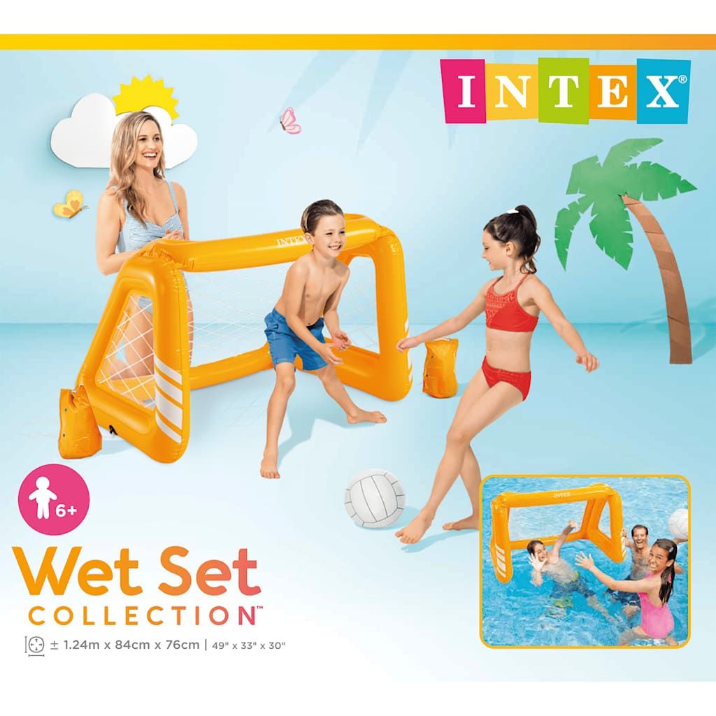Ensemble De Cage De But Amusant 140x89x81 Cm Intex