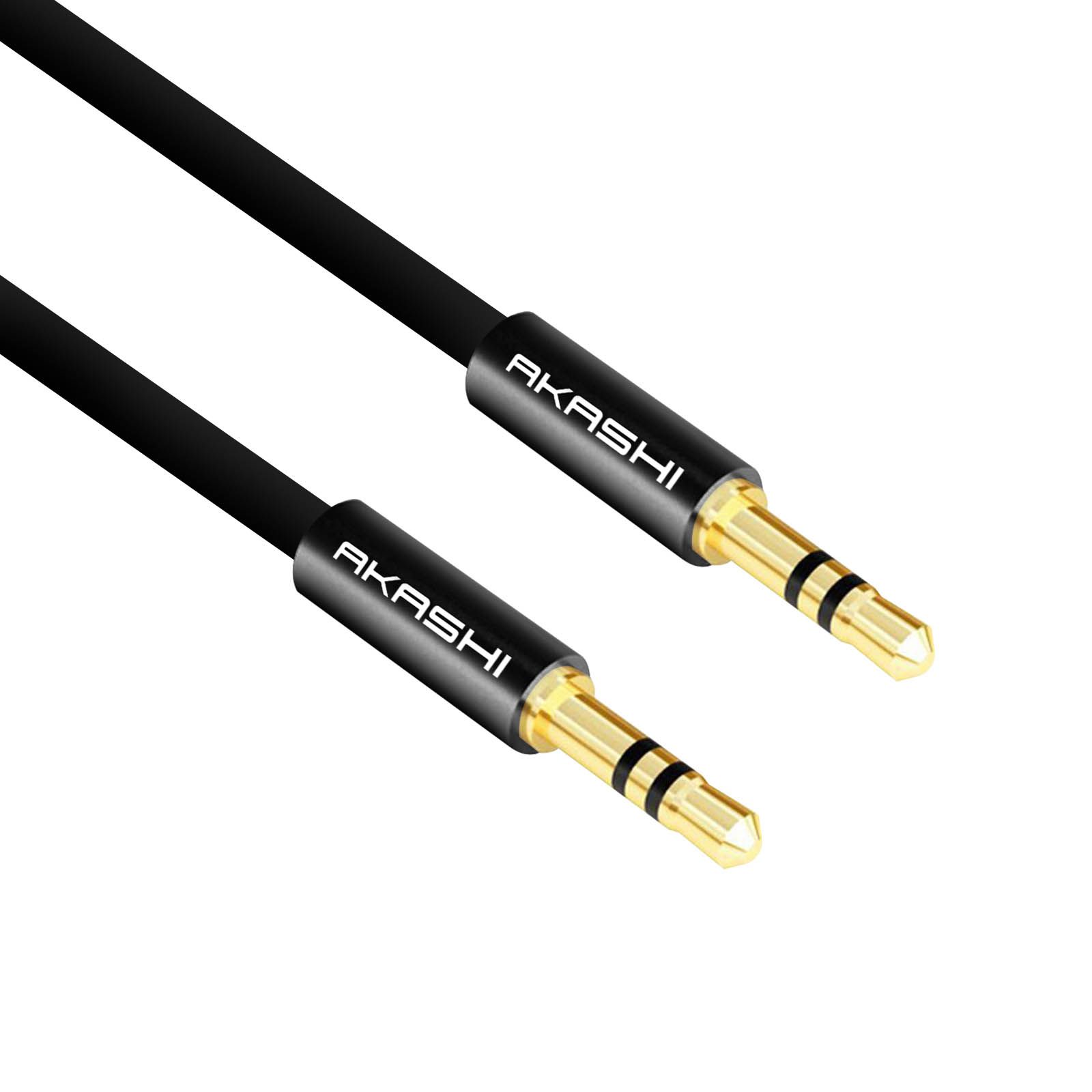 Câble Jack Mâle-mâle 3.5 Mm  Akashi Altj 35 B - 1m