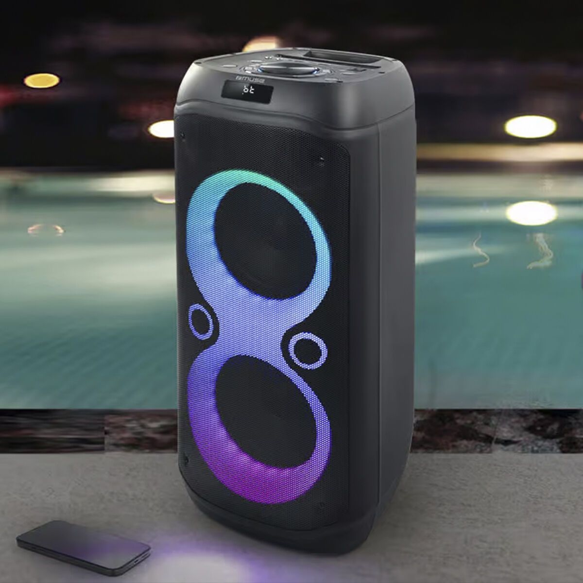 Chaine Hifi Haute Puissance 600w Noir Muse M1937dj