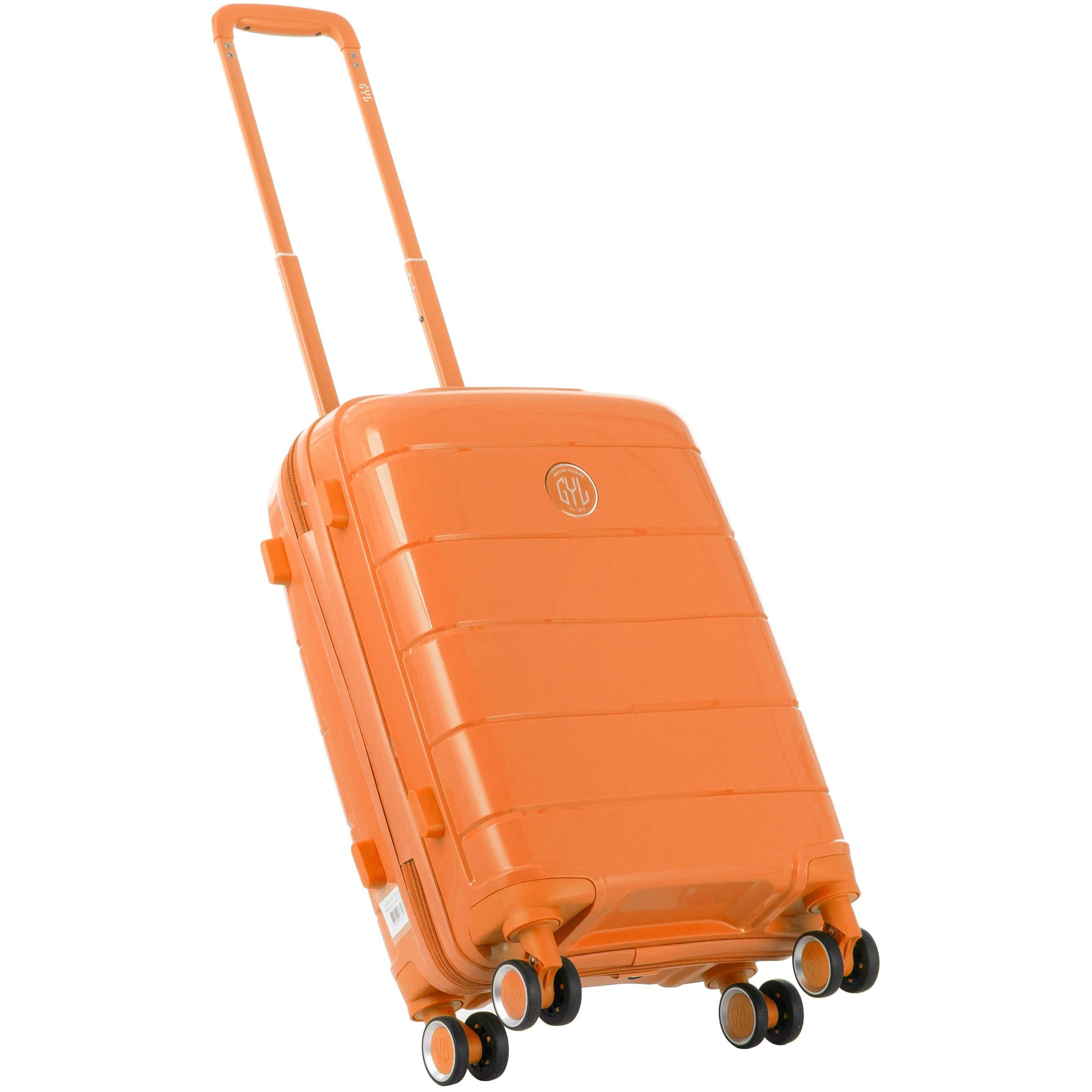 Set De 3 Valises Rigides Orange Ch3 (tailles S, M, L)