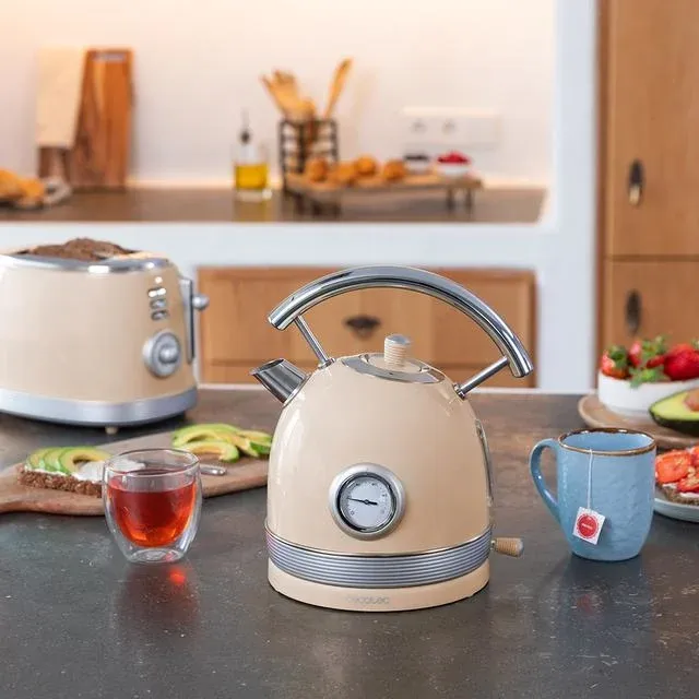 Cecotec Thermosense 420 Bouilloire 1,8 L 2200 W Beige