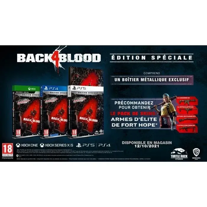 Back 4 Blood - Edition Spéciale Jeu Ps5