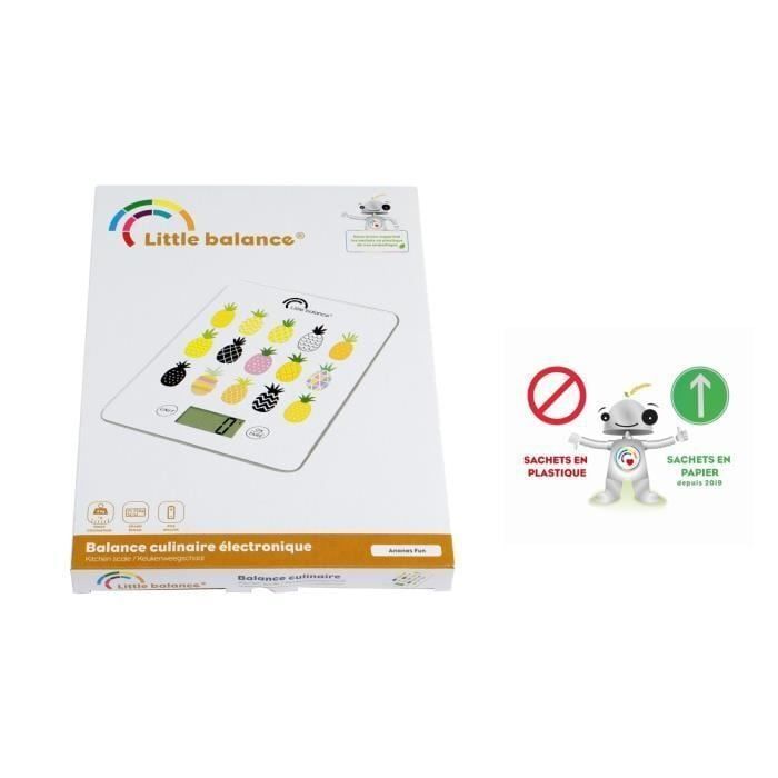 Balance De Cuisine Électronique 8341 Slim - 5 Kg / 1 G - Plateau En Verre Trempé