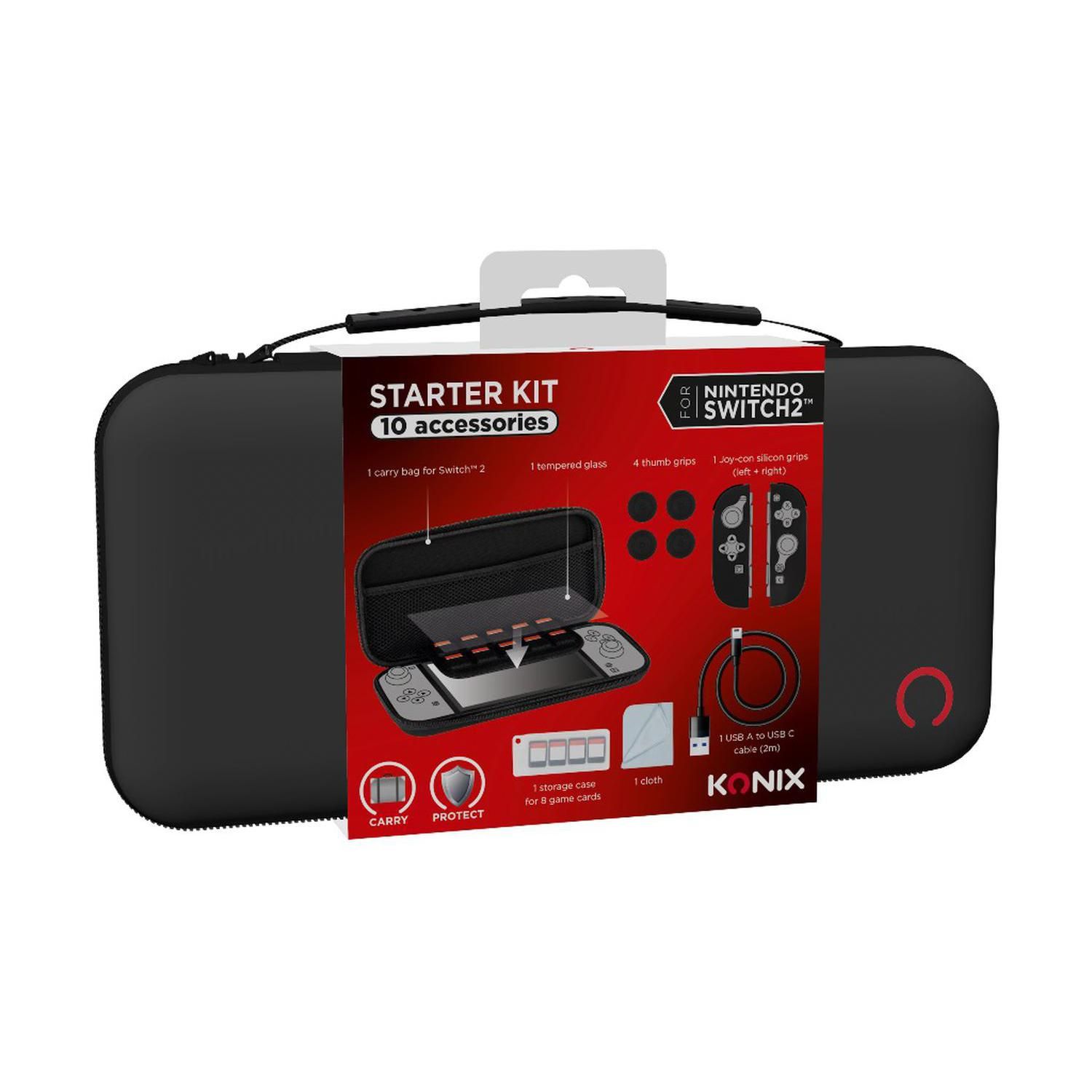 Starter Kit pour Nintendo Switch 2 KONIX