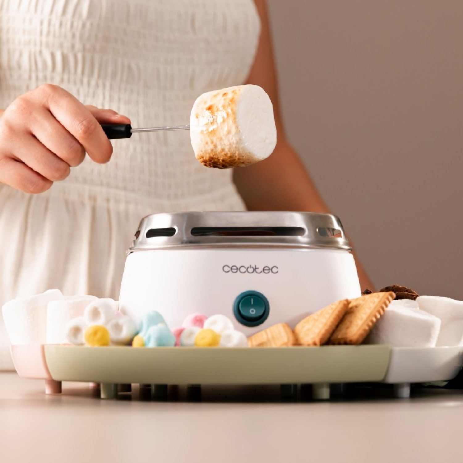 Cecotec Machine Pour Faire Griller La Guimauve Fun&sugar Marshmallow