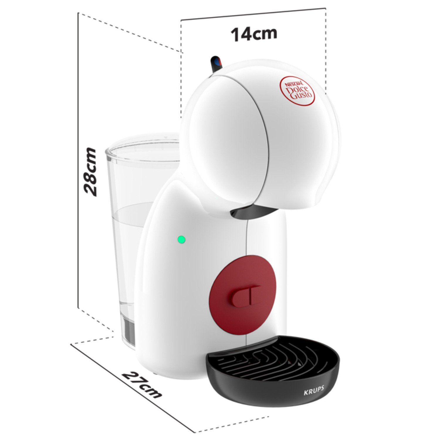 Cafetière à capsule Dolce Gusto Blanc YY5218FD KRUPS