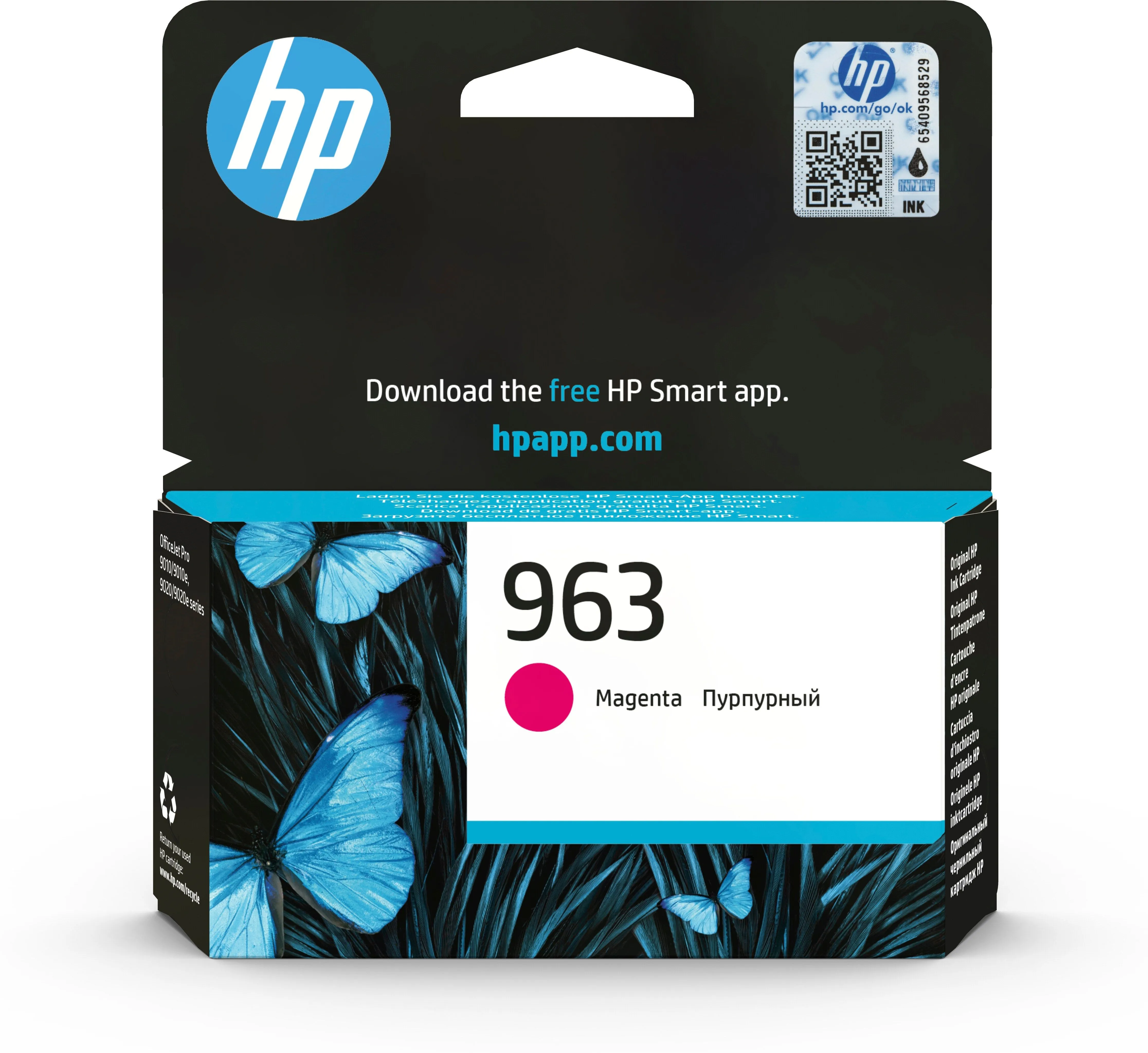 Product Image for HP 963 Cartouche d'encre magenta authentique