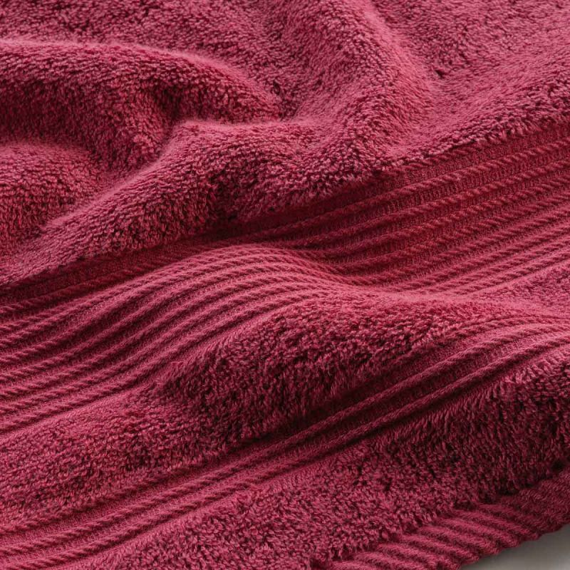 Paris Prix - Drap De Douche "tendresse" 70x130cm Rubis