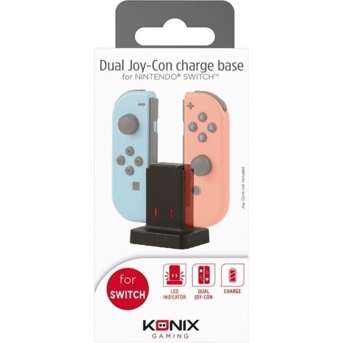 Base De Charge 2 Joy-cons Konix Pour Switch