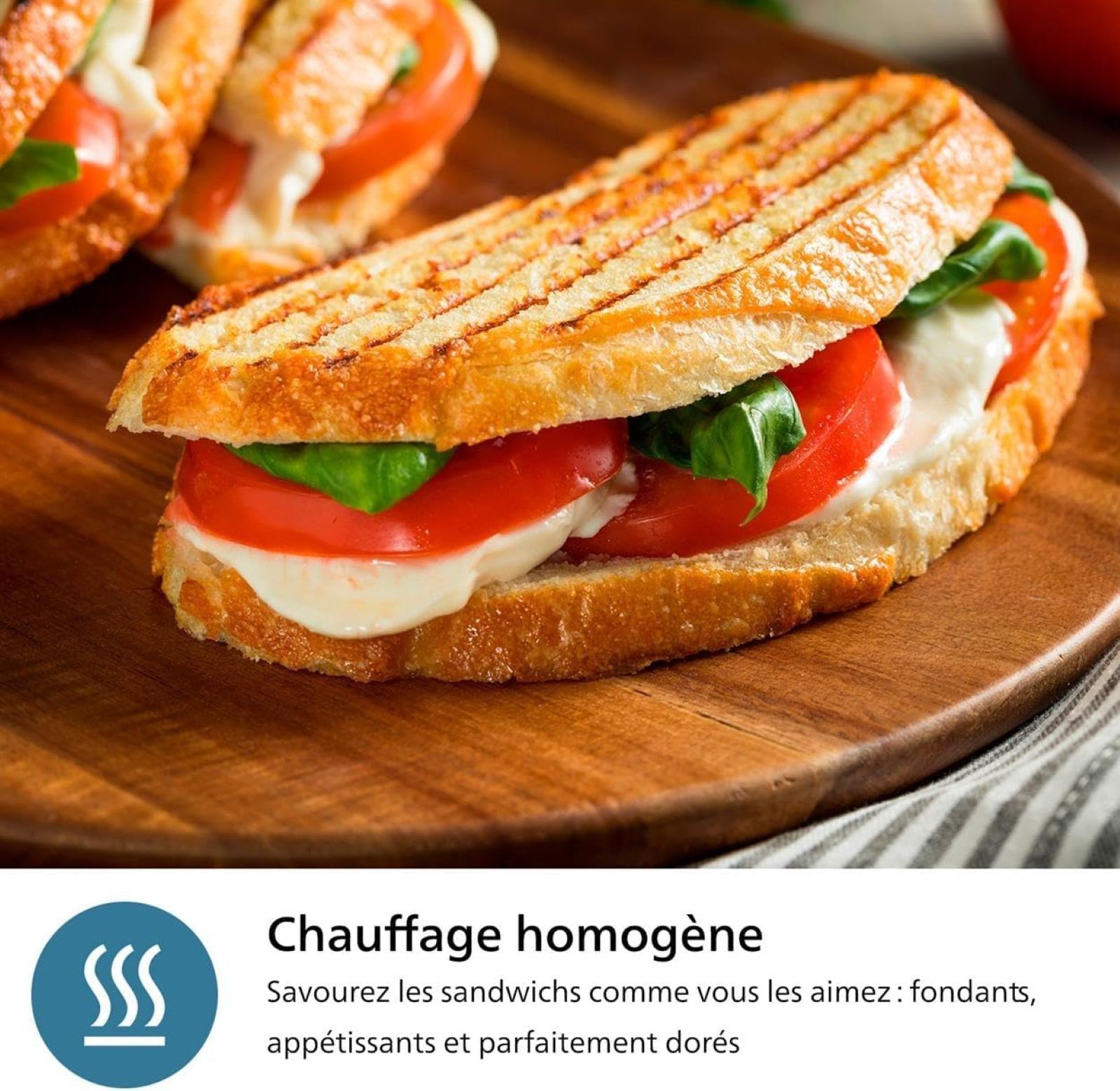 Gaufrier / croque-monsieur HD2350/80 PHILIPS