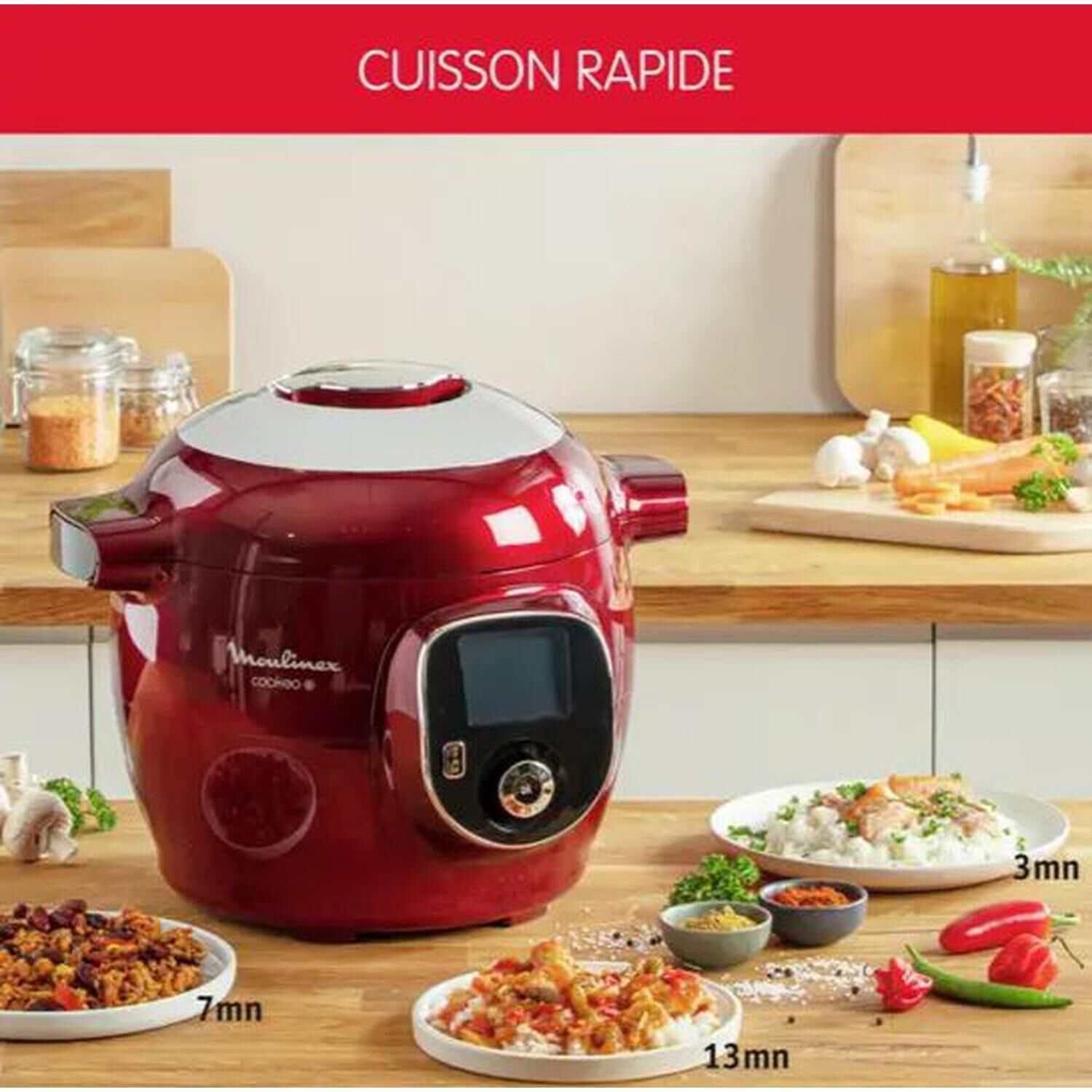 Multicuiseur Cookeo+ 180 recettes CE85B510 MOULINEX