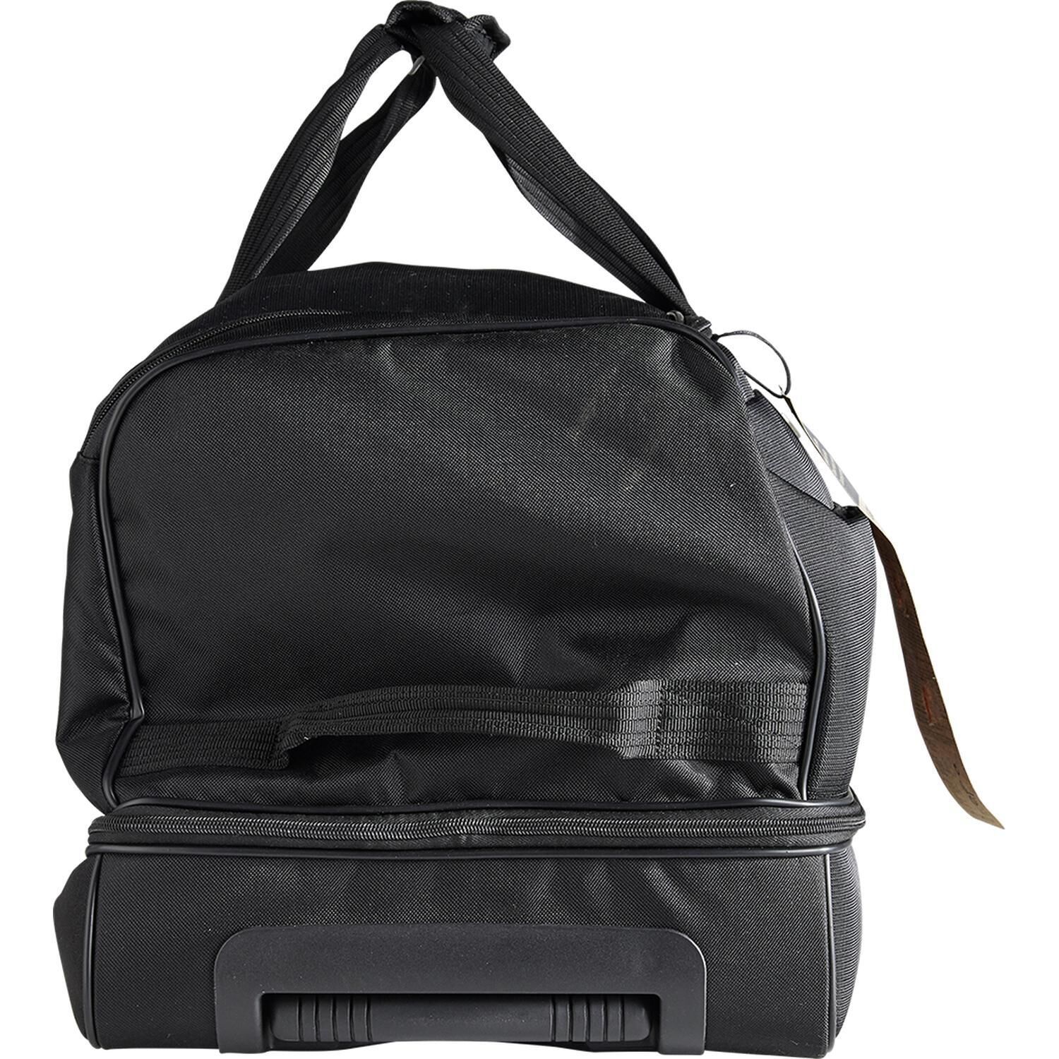 Sac polochon Souple L 70 cm Noir 2 Roues CARREFOUR