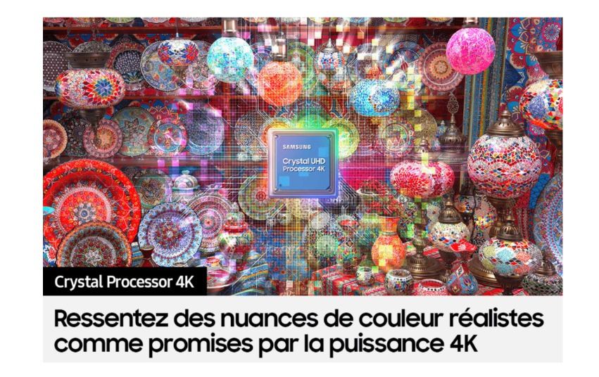 Tv Samsung Crystal 55cu7025 138 Cm 4k Uhd Smart Tv Noir