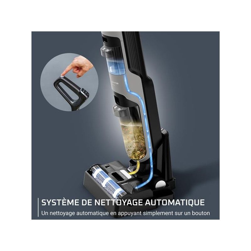 Aspi Balai 2en1 Sans Fil Rech 18,5v Auton 50min Aspire Et Nettoie A L'e Rowenta - Gz5035w0