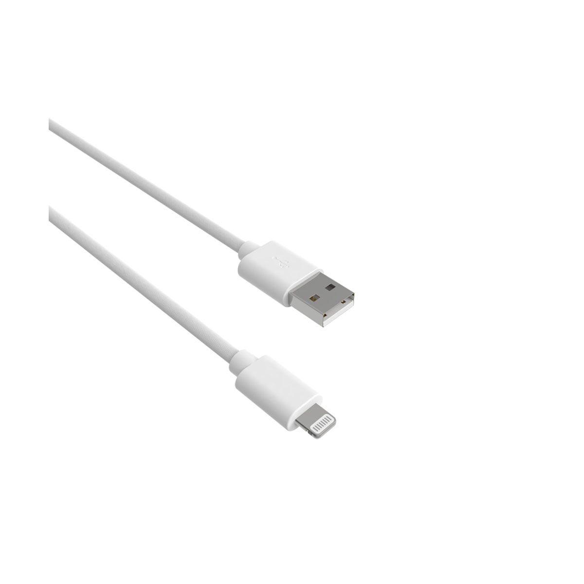 Câble Lightning Vers Usb-a 2,4a Charge Et Synchronisation Collection Pop 1,5m Blanc Jaym