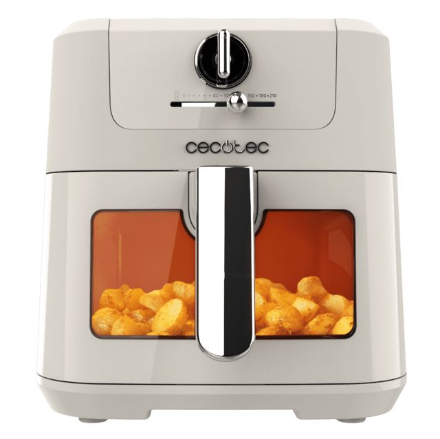 Cecotec Antique 5000 Window Unique 5 L Autonome 1500 W Friteuse D’air Chaud Blanc
