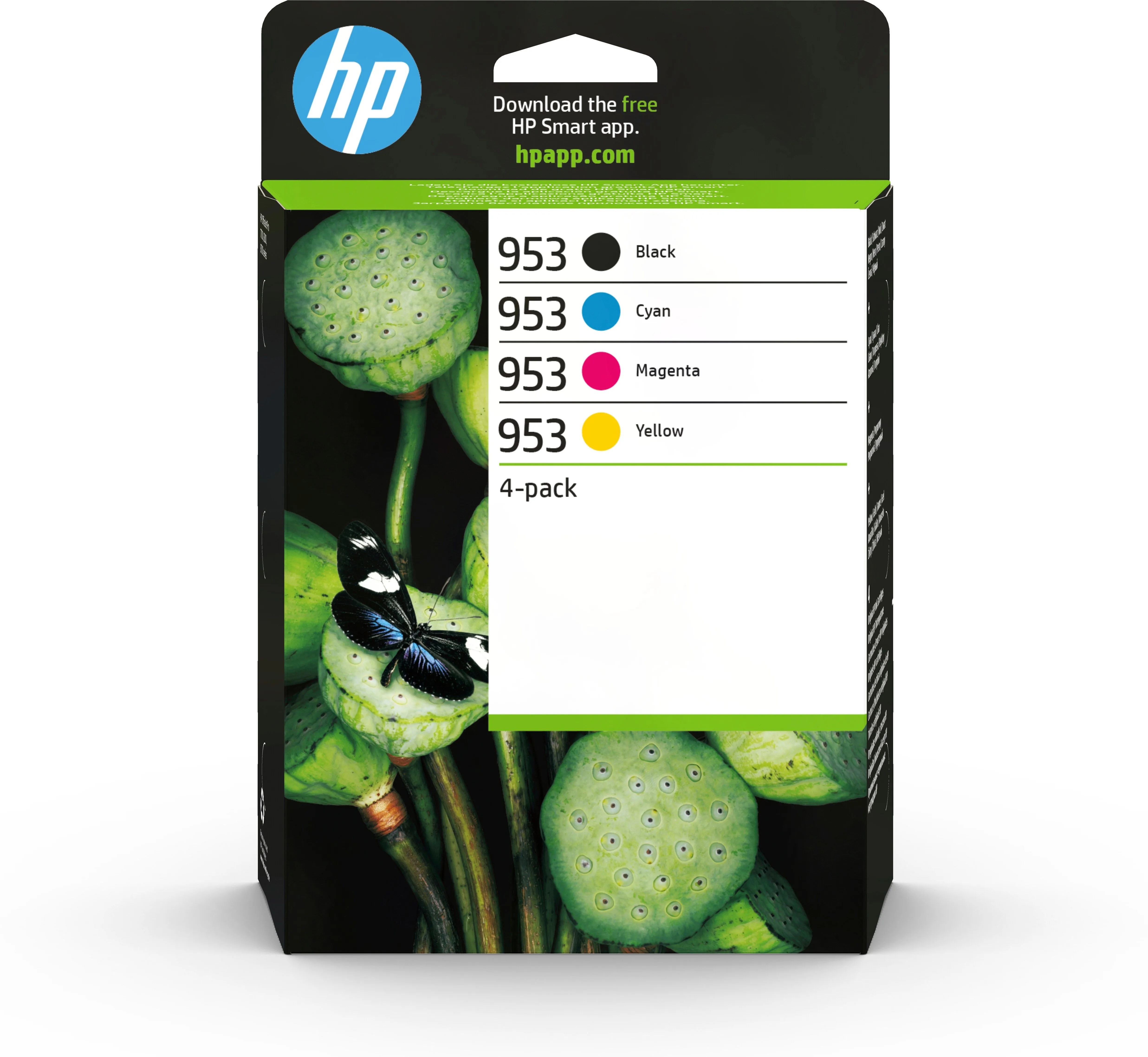 Product Image for HP 953 Pack de 4 cartouches d'encre Noir/Cyan/Magenta/Jaune authentiques
