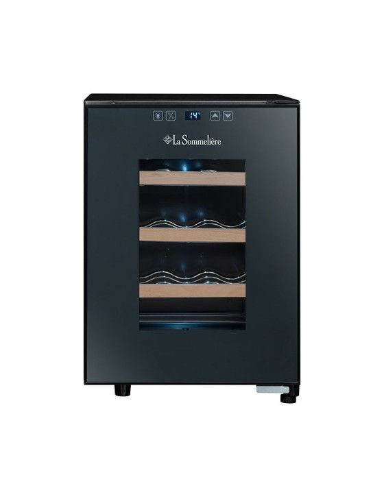 La Sommelière Ls12silence Refroidisseur À Vin Refroidisseur De Vin Thermoélectrique Pose Libre Noir 12 Bouteille(s)