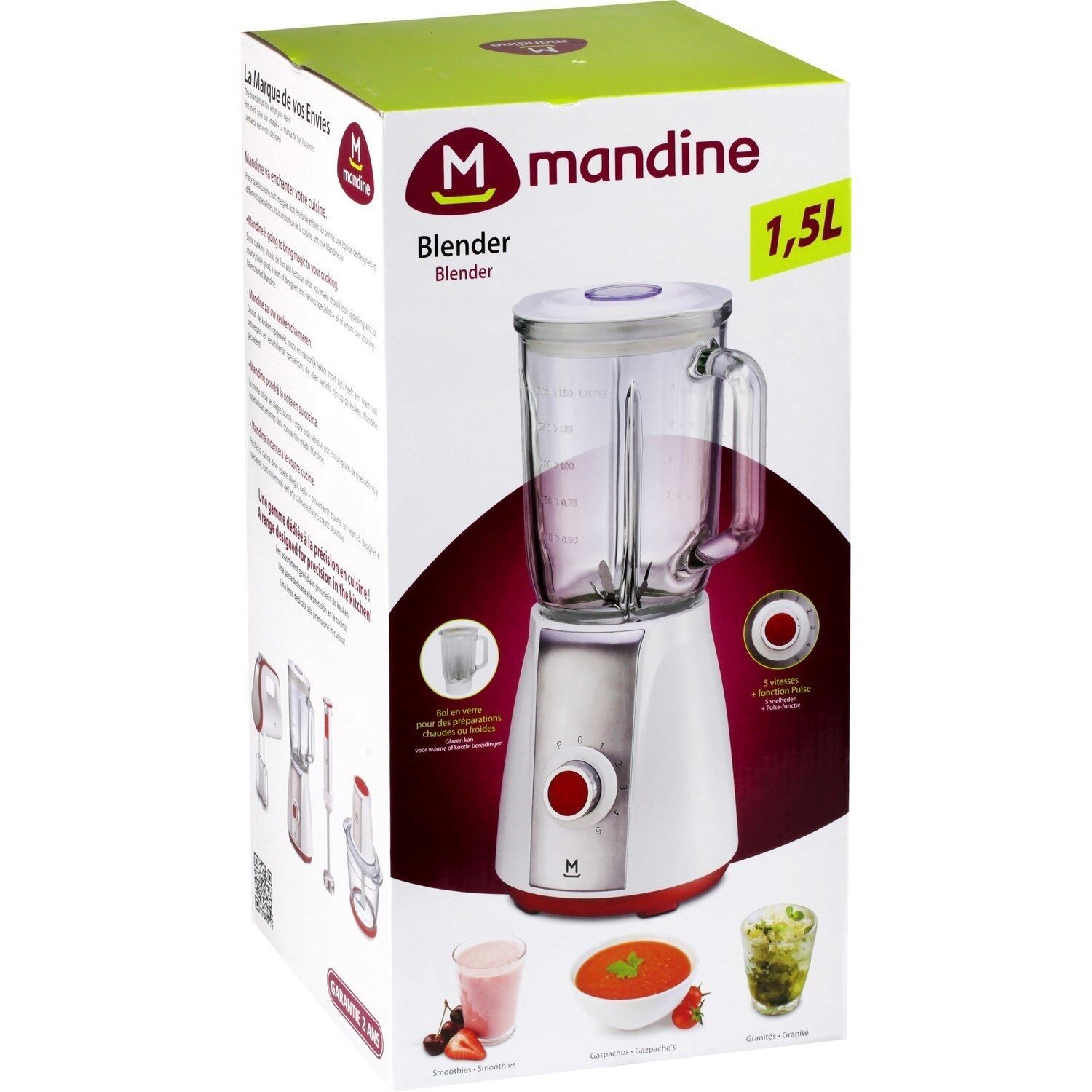 Blender 1,5L MBL600M1 MANDINE