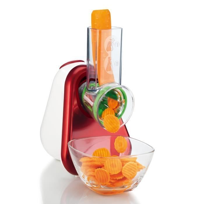 Moulinex Dj753510 Hachoir Multifonction Fresh Express 3 En 1, 3 Cônes