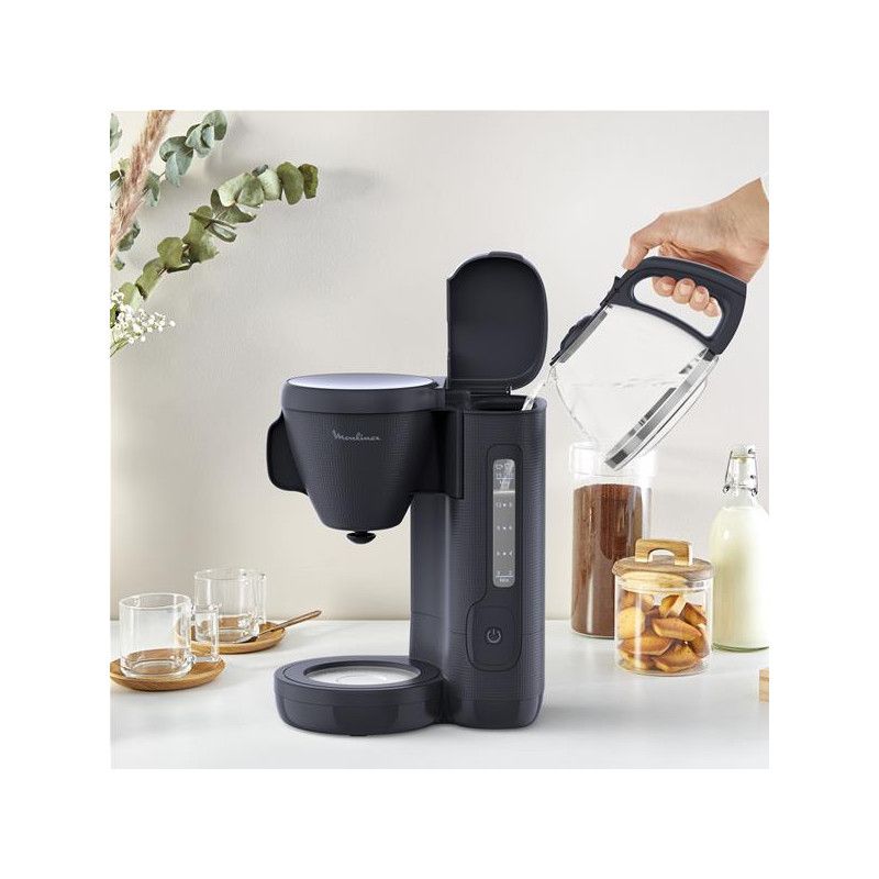 Cafetiere Morning 1000w 1,25l 10/15t Belu Nuit Moulinex - Fg2m0810