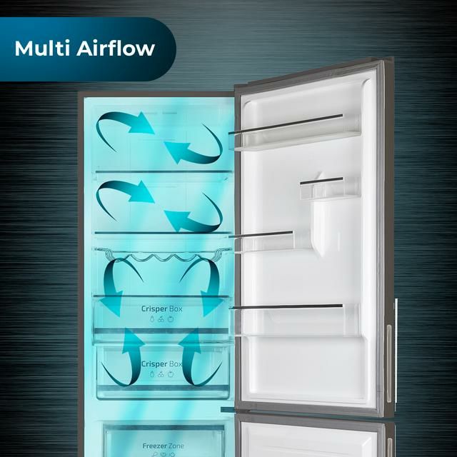 Cecotec 02726 Réfrigérateur-congélateur Pose Libre 322 L D Noir