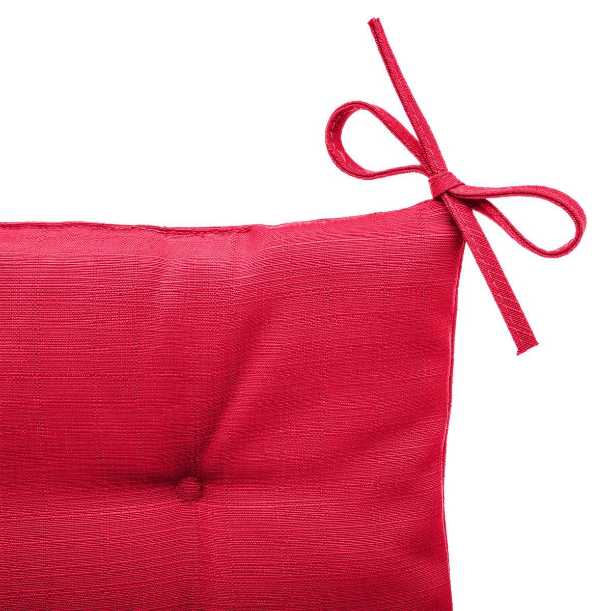 Galette De Chaise Carrée 4 Points Korai Grenade 40x40x4cm En Polyester - Hespéride