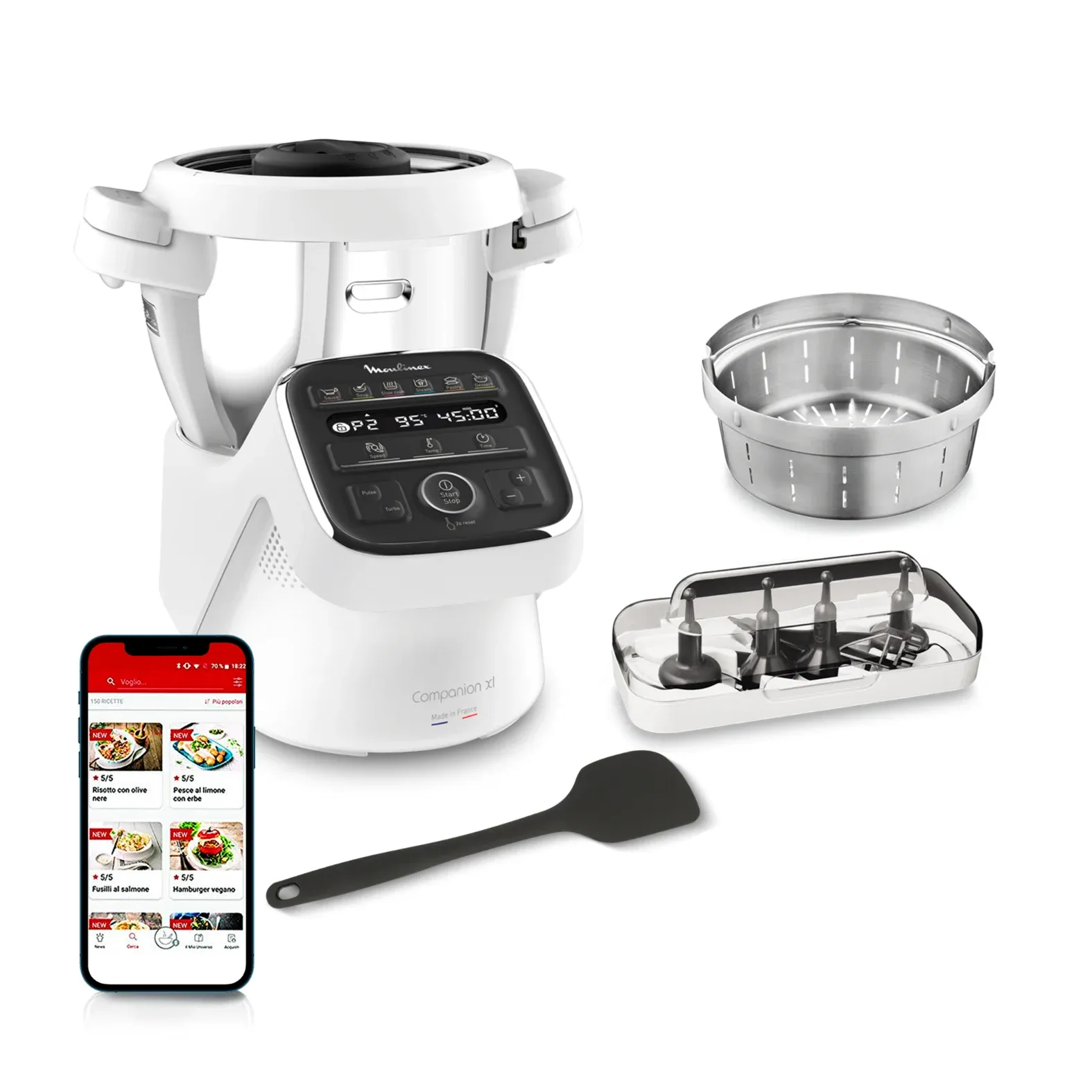 Robot cuiseur multifonctions Companion XL HF80DB10 MOULINEX