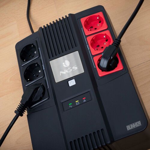 Ngs Fortress Bunker Alimentation D'énergie Non Interruptible Veille 0,6 Kva 350 W 6 Sortie(s) Ca