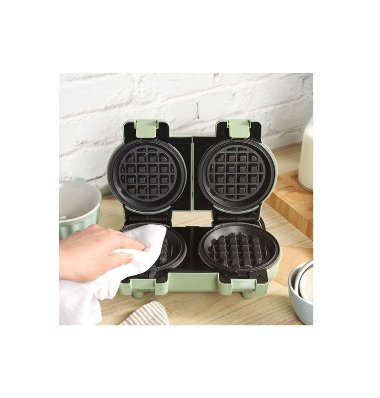 Mini gaufrier double Petra - 1 000W