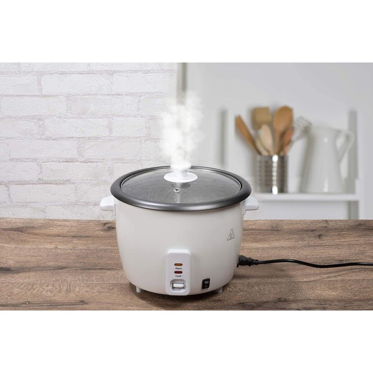 Cuiseur À Riz 1.8l 700w Cuiseur Vapeur Rice Cooker Gobelet Mesure + Spatule À Riz Alp