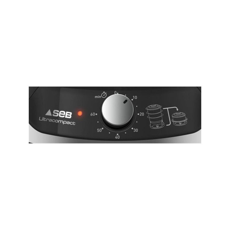 Cuiseur Vapeur Ultra Compact 3 Bols 9l Minuteur 800w Tefal - Vc204800